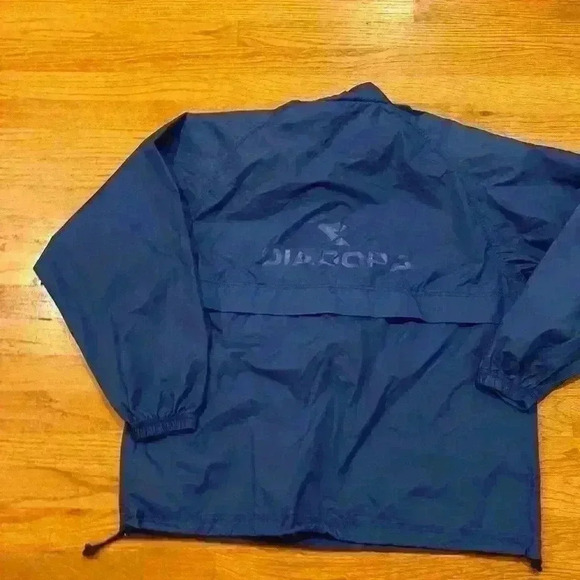 Vintage Diadora Soccer blue mens 1/4 zip pullover size medium y2k 90s - Picture 6 of 6
